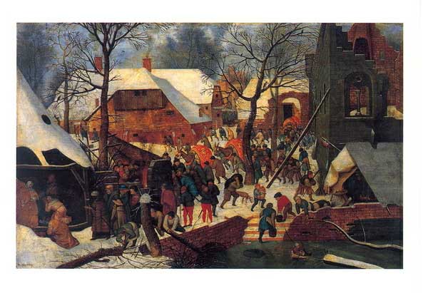  ., .  
Adoration of the magi by Pieter Bruegel the Younger