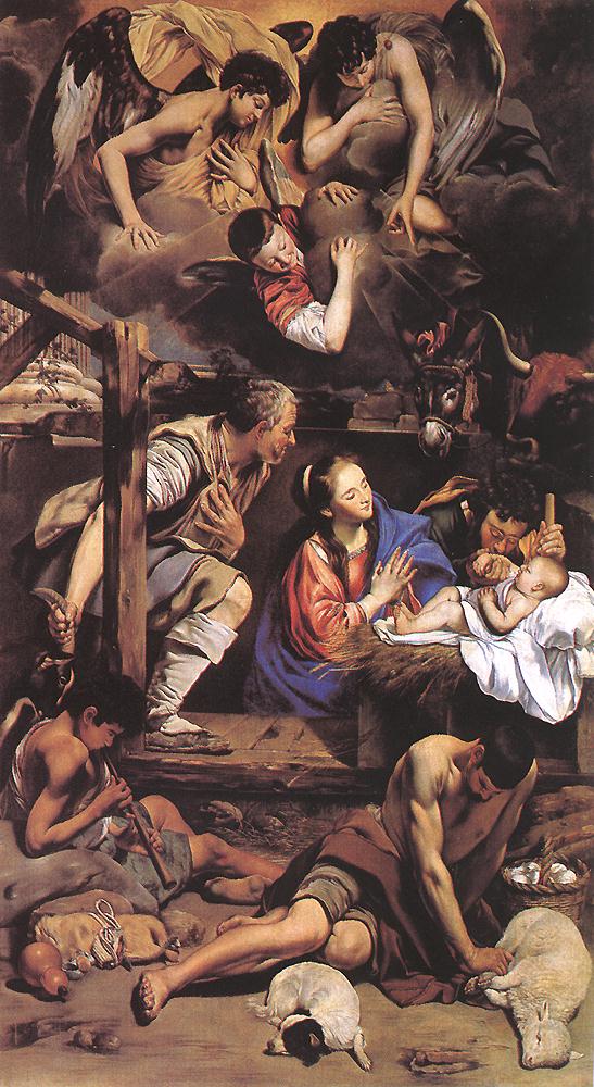 ....  
Adoration of the shepherds by Fray Juan Bautista Maino