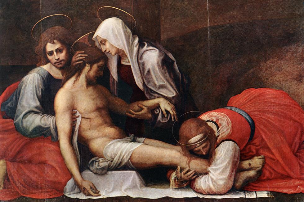 . .  
Lamentation over Christ by Fra Bartolommeo