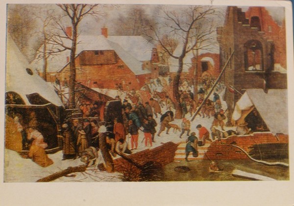  ., .  
Adoration of the magi by Pieter Bruegel the Younger