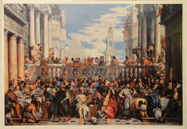 .   
The marriage feast in Cana by Veronese