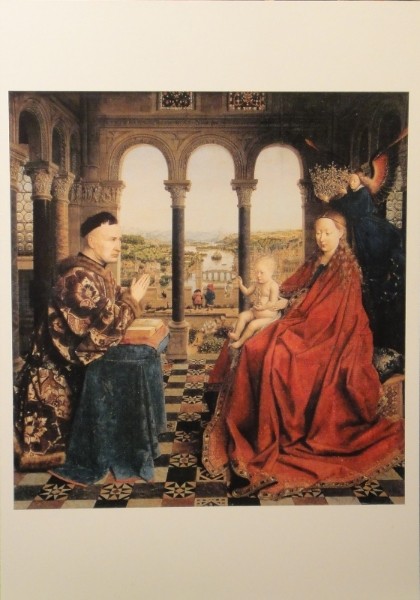   .   
Virgin of Chancellor Rolin by Jan van Eyck