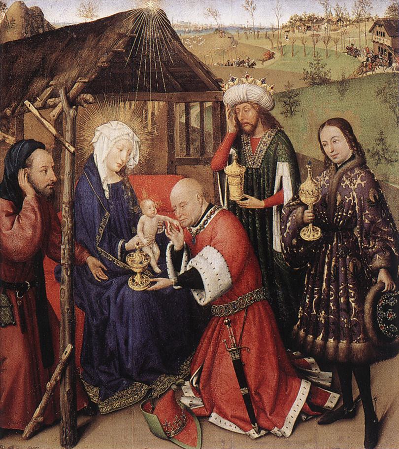 . .  
Adoration of the magi by Jacques Daret