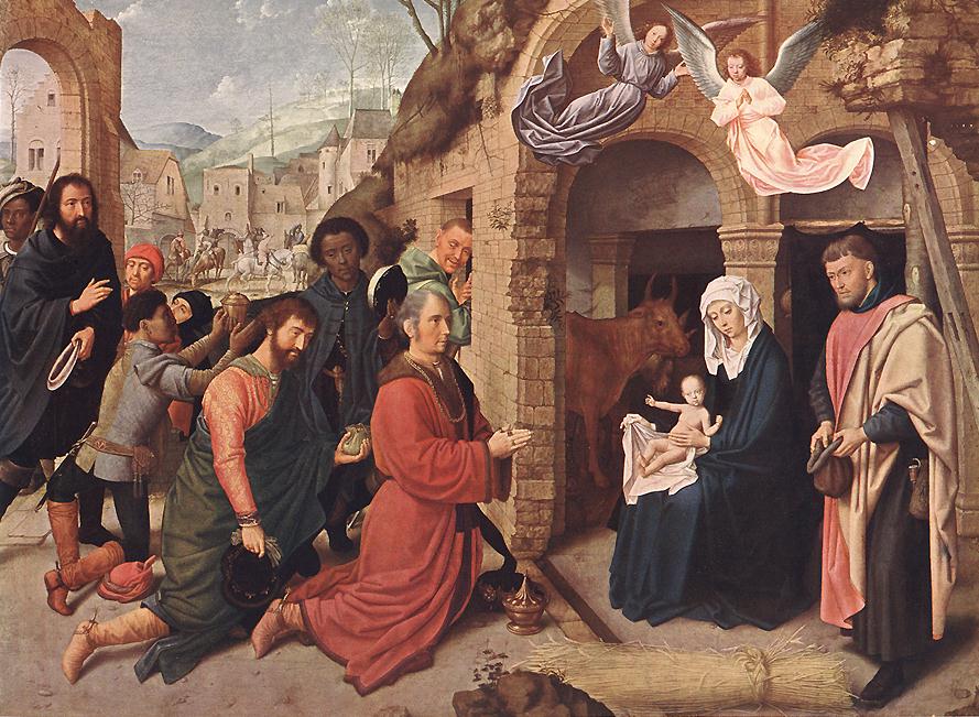  .  
Adoration of the magi by Gerard David