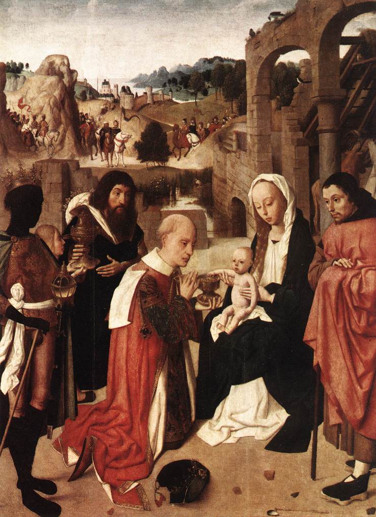 .  
Adoration of the magi by Geertgen tot Sint Jans