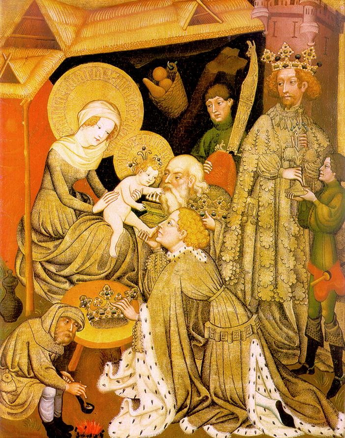 .  
Adoration of the magi by Unknown German master