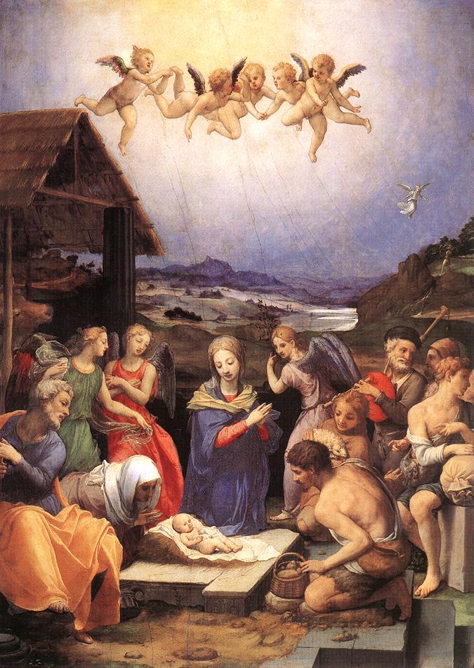  .  
Adoration of the magi by Agnolo Bronzino