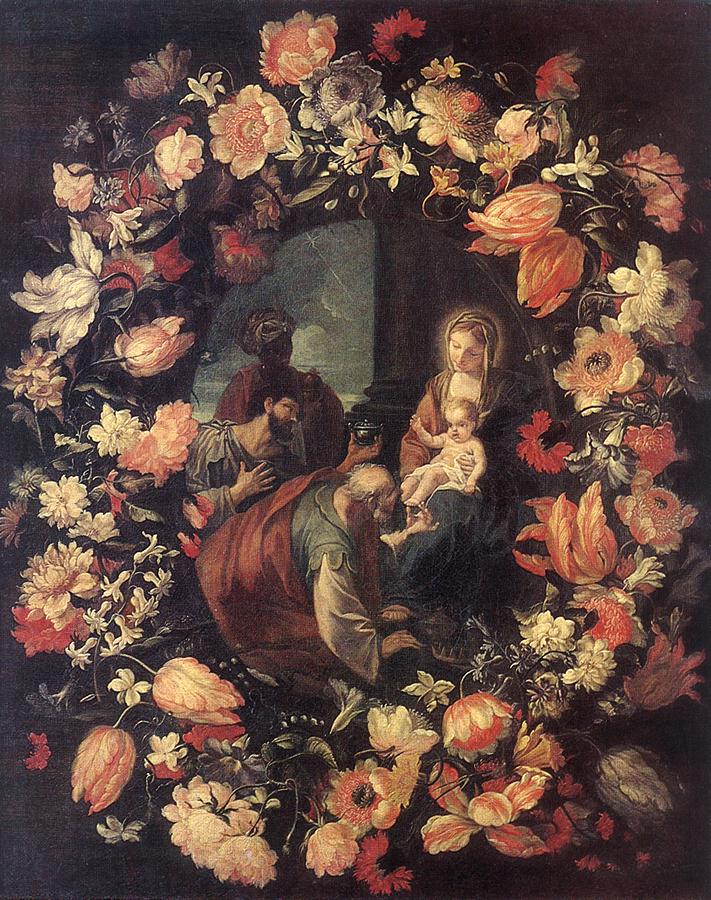  .  
Adoration of the magi by Carlo Maratta