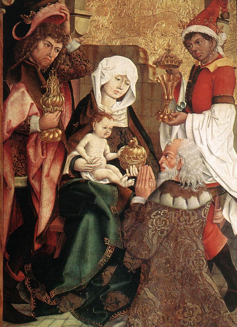 .  
Adoration of the magi by Unknown German master