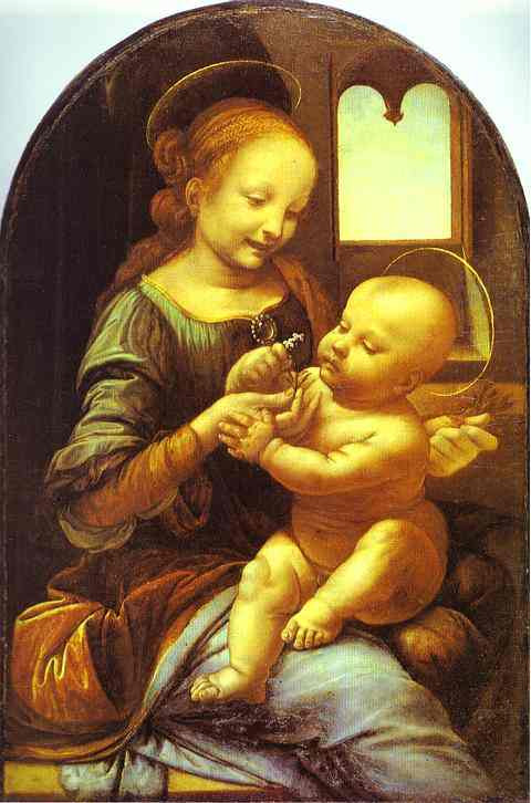   .  
Madonna Benois by Leonardo da Vinci