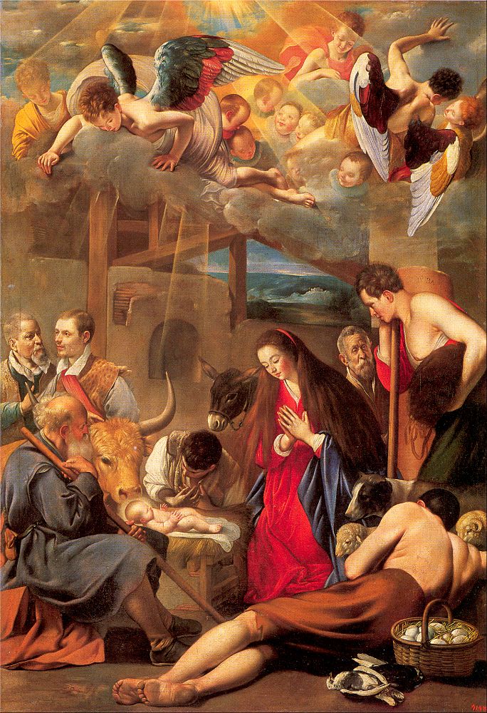 ....  
Adoration of the shepherds by Fray Juan Bautista Maino