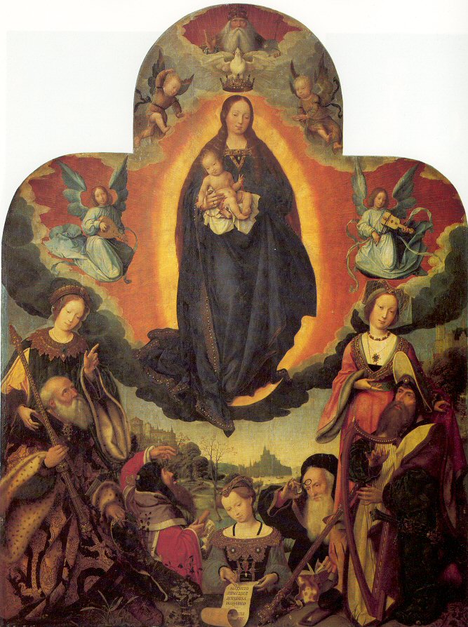 . .   
Virgin in Glory by Jan Provost