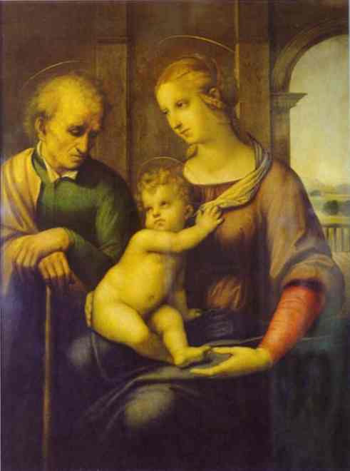 .  
Holy Family by Raphael