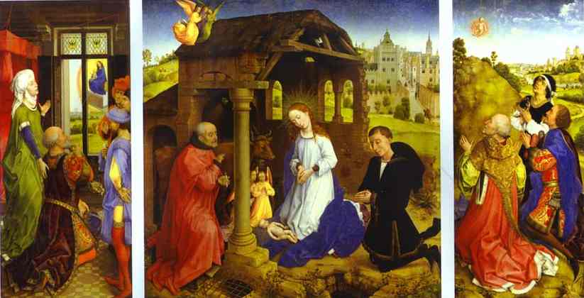 .  
Middelburg altarpiece by Rogier van der Weyden