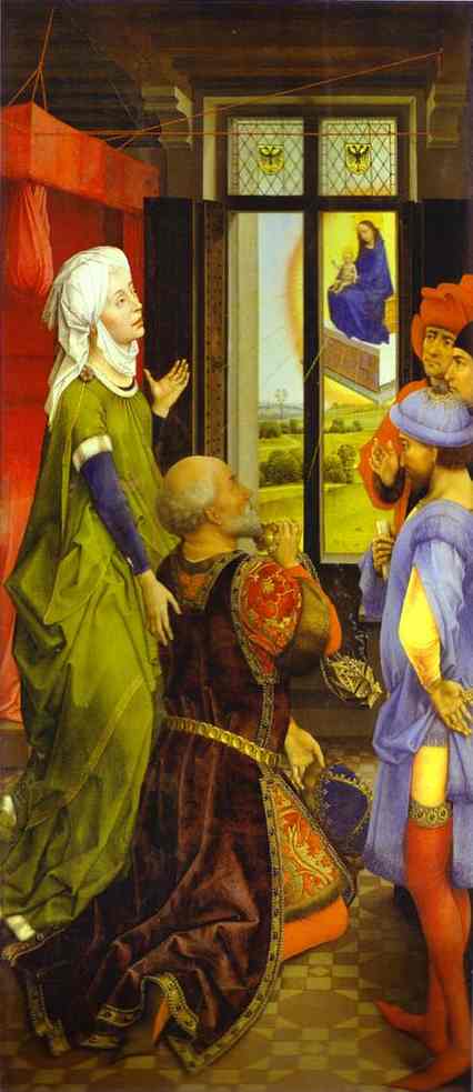 .   
Vision of the Emperor Octavian by Rogier van der Weyden